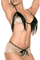 Suede Fringe Bra