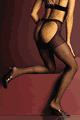 Cheek Out Thong Back Pantyhose