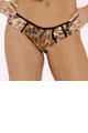 Bronzed Animal Print Little Boy Short