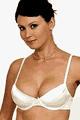 Stretch Silk Underwire Plunge Bra