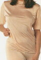 Silk Jersey Short Sleeve Vest