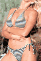 Cool Stripes String  Bikini