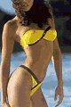 Yellow Twist Bikini