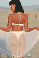 Sheer Beaded Sarong