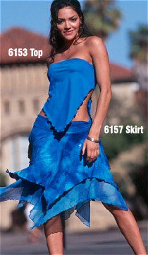 Blue Bonita Skirt