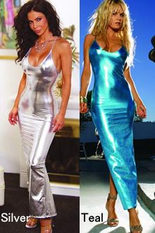 LEM8132 Metallics Long Slip Dress