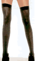 LLA6672 Opaque Nylon Thigh High
