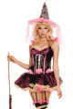 Lady Cat Express お勧めコスチューム LML70273 Pink Witch Costume