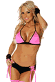 Hot Pink/Black One Size
