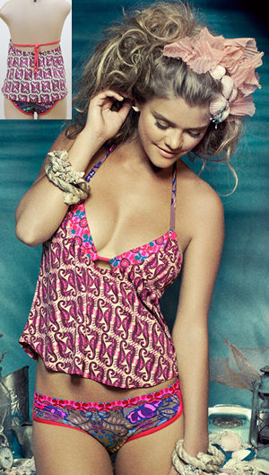 Lady Cat Express 新着水着通販 LMJMS604 Seahorse Ride Convertible Swimwear