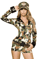 Lady Cat Express お勧めコスチューム LRB4386-4387 Sexy Soldier Costume with Belt