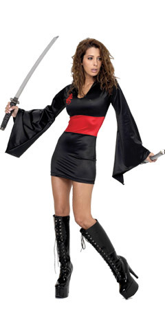 LRB1213 1pc Sexy Samurai Costume