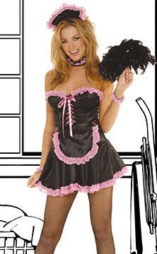 LEM9551 5pc Sexy Maid Cotume