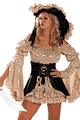 LRB1345 5pc Preety Pirate Costume