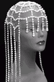 LDF7420 FAUX CRYSTAL LONG HEADPIECE