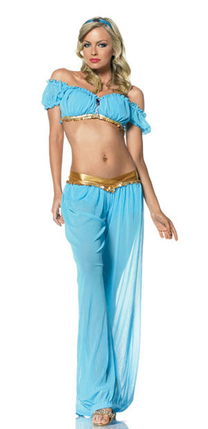 LLA53011 Arabian Princess Costume 3pc Set