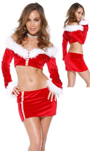 LFP557247 North Pole Flirt Top and Skirt