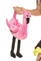 LLAA1017 Plush Flamingo Purse