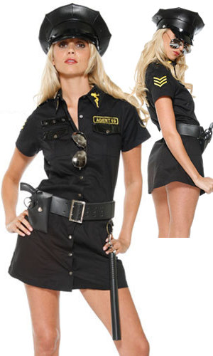 LFP557900-FPH192 Sergeant Sexy Costume with Police Hat