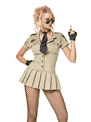 LLA83113 4pc Sheriff Costume