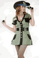 LST10107 3 PC Border Babe