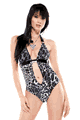 輸入水着 LFP449101 Maldives Animal Print Swim Suit