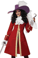 California Costumes ＜Lady Cat＞ Captain Hook Adult Costume画像