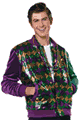 Mardi Gras Varsity Jacket