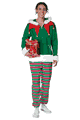 Elf Fleece Jumpsuit Costume