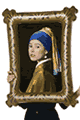 Girl with Pearl Earring Mock Painting