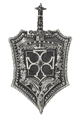 Crusader Shield and Sword 18inch