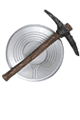 Prospector Pick Axe and Pan