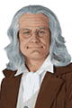 Benjamin Franklin Wig and Bald Cap