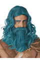 Ocean King Wig and Beard Set