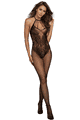 Dreamgirl ＜Lady Cat＞ Fishnet Bodystocking with Knitted Teddy Design画像