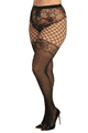 Dreamgirl ＜Lady Cat＞ Multi-Pattern Fishnet and Lace Pantyhose