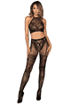 Dreamgirl ＜Lady Cat＞ 2pc Bralette and Pantyhose Bodystocking Set