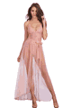 Mosaic Stretch Lace Teddy and Maxi Skirt