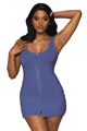 Rib knit Sleepwear Chemise