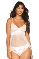 Diamond Mesh Babydoll and Panty