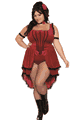 Saloon Siren Plus Size Costume