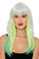 Layered Bangs with Tinsel Wig