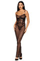 Stretch Mesh Gown with G-String