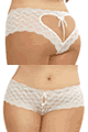 Heart stretch lace panty