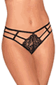 Strappy Cheeky Panty with Center Front Lace