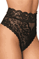 High-Waisted Lace Panty with Cutout