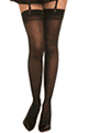 Sheer Thigh High with Back Seam