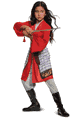 Mulan Hero Red Dress Classic Girls Costume