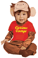 Disguise ＜Lady Cat＞ Curious George Infant Costume