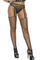 Fece Net Garter Belt with Stockings